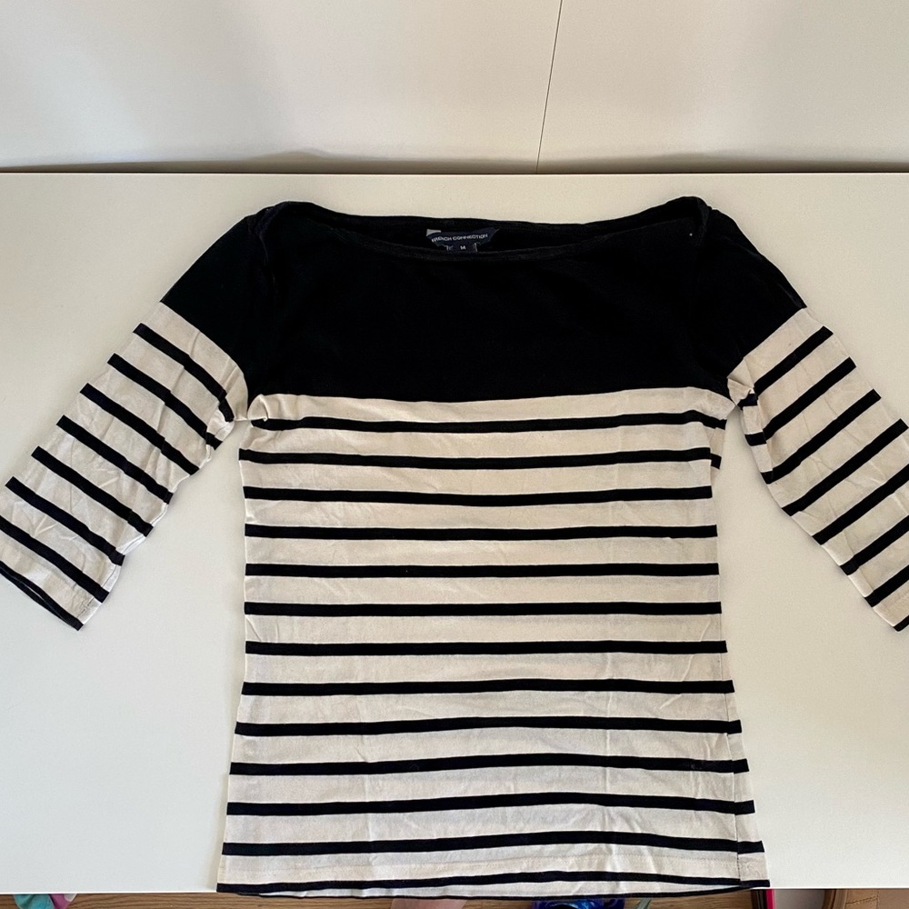French Connection striped tee
